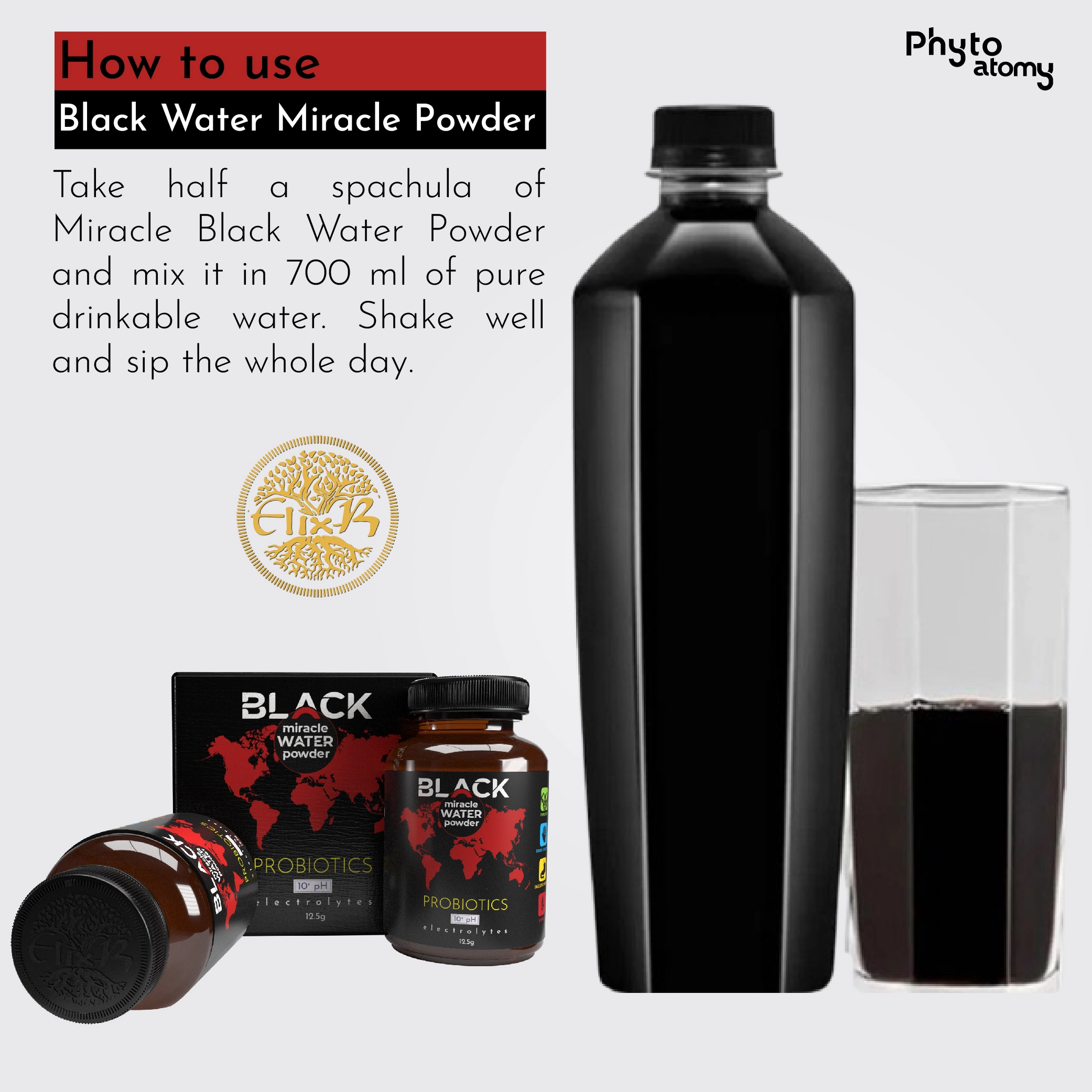 Miracle Black Water Powder (2 Box) (SP1557)